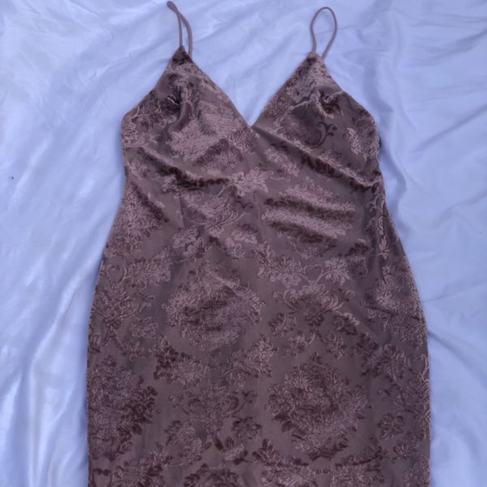 Windsor Mauve Suede mini dress